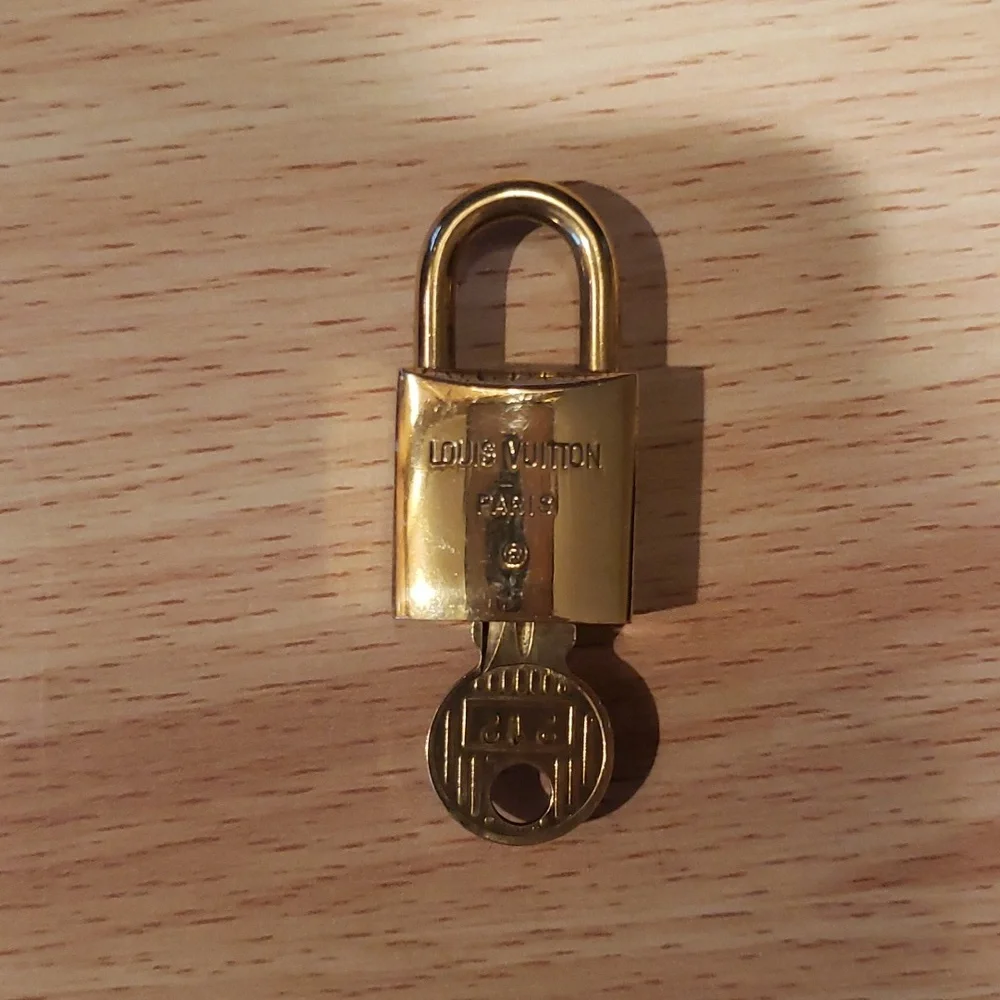 Louis Vuitton Padlock & Key Goldtone #212 - Picture 2 of 7